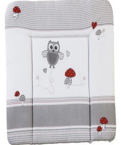 ROBA Matelas À Langer "Adam & Eule" - 85x75 - Revêtu De PU - Multicolore