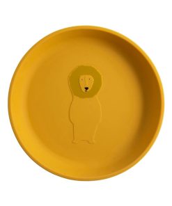 Assiette silicone MR. LION - Jaune