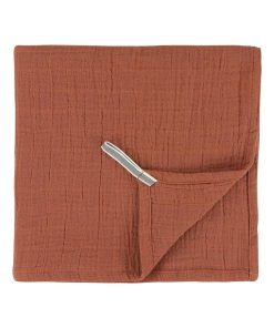 2 langes 110x110cm BLISS RUST - Rouge