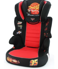 Rehausseur Enfant Befix Groupe 2/3 (15-36kg) - 4 Étoiles Adac - Cars DS Luxe - Rouge