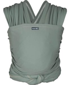 HOPPEDIZ Écharpe de portage extensible sauge 540 cm - Vert tilleul