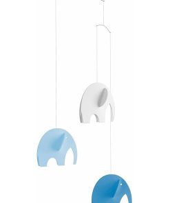 flensted Mobiles' Olephants Bleu - Bleu