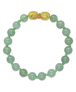 Bracelet Bébé - Pierres naturelles : Aventurine - Vert