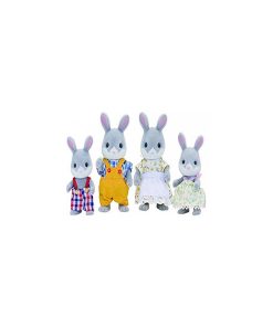 4030 'sylvanian Families' Famille Lapin Gris New - N/A