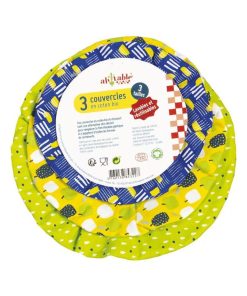 Kit de 3 recouvres-bol petits modèles Jardin d'hiver - Multicolore