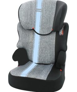 Rehausseur Enfant Befix Groupe 2/3 (15-36kg) - 4 Étoiles Adac - Linea Nania Bleu - Gris Bleu