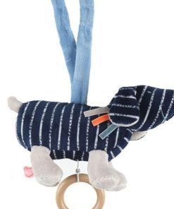 Doudou Noukies Chien Bleu mini Musical - Jack - Bleu