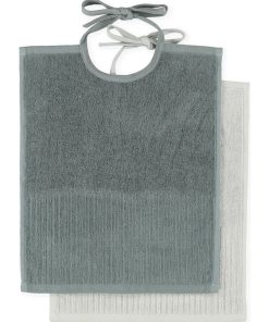 2 bavoirs XL PETROL - Bleu