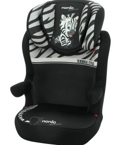Siège Auto Rehausseur Rway Groupe 2/3 (15-36kg) - Zebra - Noir