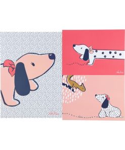 3 Posters Amy & Zoé - Rose