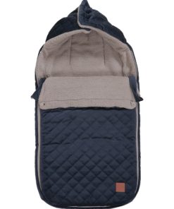 Chancelière pour poussette Velvet Kiki bleu marine (6-36 mois) - Bleu