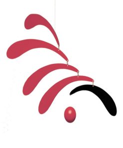 flensted Mobiles' Flowing Rhythm Red - Rouge