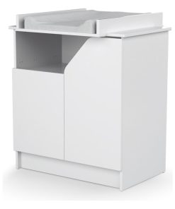 AT4 - Commode à Langer CARNAVAL - Blanc