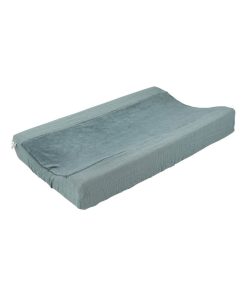 Housse matelas à langer 70x45cm BLISS petrol bleu - Bleu
