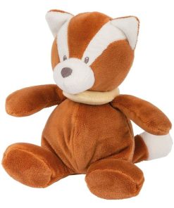 Petite peluche Boris panda roux Boris & Jungo (18 cm) - Orange