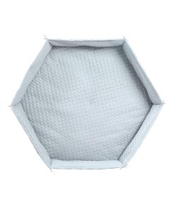 Tapis de parc hexagonal avec bords - imperméable 'ROBA' roba Style - Bleu clair