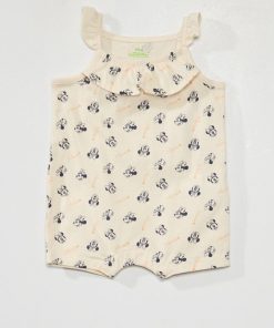Barboteuse imprimé 'Minnie' - Beige