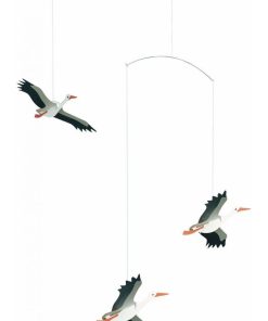 flensted Mobiles' Lucky Storks - Orange