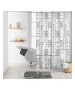 Rideau de douche Metrix - Blanc