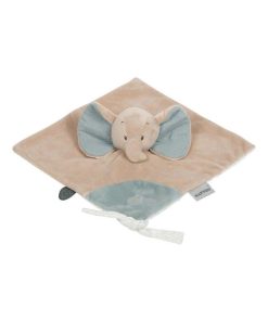 Doudou Nattou Eléphant - Axel et Luna- Plat - Vert