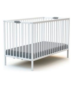 WEBABY - Lit bébé pliant 60x120 - Blanc