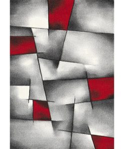 Tapis salon 160x230 BRILLANCE ULTIMATE Rouge OEKO TEX idéal pour le salon - Rouge
