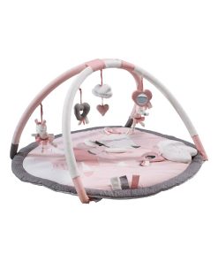 Tapis d'éveil Lilibelle rond - Rose