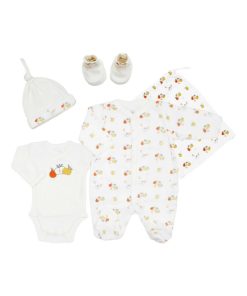 Trousseau naissance bébé Trois Kilos Sept - Blanc