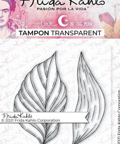 2 Tampons transparents - végétal 1 - 9,5 x 6,5 cm - N/A