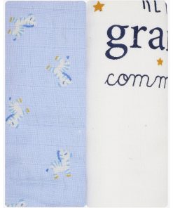 Lot de 2 maxi langes bébé Kinousses - N/A