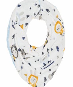 Bandana cache-cou réversible, ESKIMO - Bleu