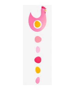flensted Mobiles' Prix De La Poule Primée Rose Et Jaune - Jaune