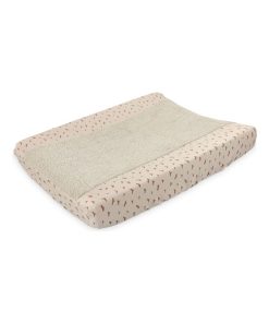 Housse matelas à langer 70x45cm B. BIRDS - Beige