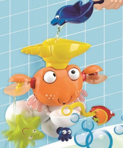 Jeu De Bain Avec De Nombreuses Activités En Forme De Crabe - Transparent