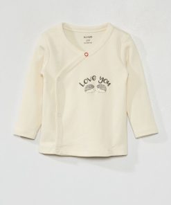 Brassière manches longues - Ecru