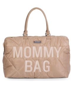 Sac à langer à anses Mommy bag matelassé beige - Beige