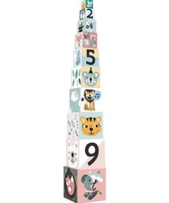 Cubes gigognes Les animaux, Michelle Carlslund - N/A