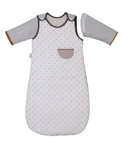 Gigoteuse hiver à manches - Coton Bio - 'P'tit Basile' - Little dreams - Multicolore