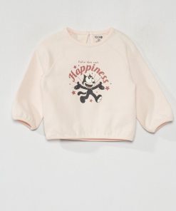 Sweat à manches longues 'Felix' - Rose
