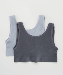 Lot de 2 brassières - Gris/bleu