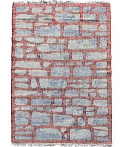 Tapis kilim 200x290 KL JUTAP Gris fait main en jute Certification care and Fair idéal pour le salon - Gris