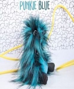 doudou Doudou et compagnie Canard Bleu Punkie noir 22 cms Coin Coin Pantin - Bleu