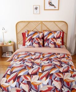Housse de couette Exubérance + 2 taies microfibre - Violet