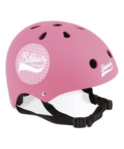 Janod Bikloon Casque Rose Motifs Pois Taille S - N/A