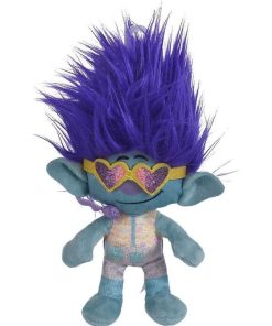 Doudou DS Personnage Bleu Branche Rock pantin - Trolls World Tour - Bleu