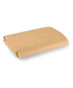 Drap plat 100% Coton / 57 fils/cm² - Marron