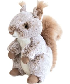 Peluche Ecureuil Les animaux des grands espaces (25 cm) - Beige