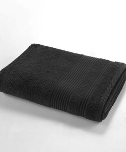 Serviette ou drap de douche Tendresse - Noir