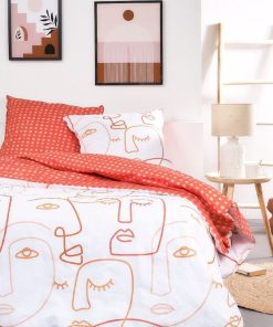 Parure de lit SUNSHINE OLIVIA - Orange