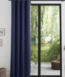 Rideau occultant thermique marine 140 x 260 cm - Bleu